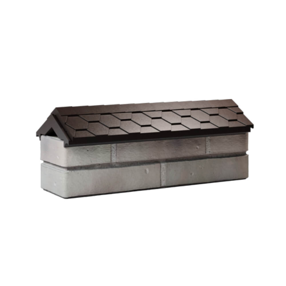 Парапет Zking Эверест Коричневый с посадкой на 0.5 кирпича (130мм) Самара фото