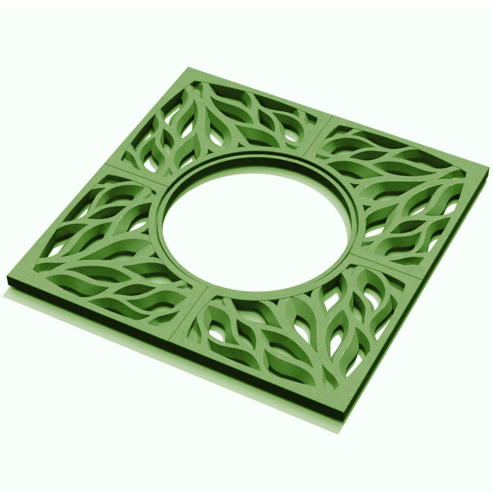 Приствольная решетка для дерева ZKING CRUST 1.2х1.2м Зеленая в Самаре фото