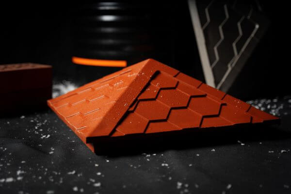 Колпак Zking Эверест Красный на столб 1.5х1.5 кирпича (390х390мм) в Самаре фото