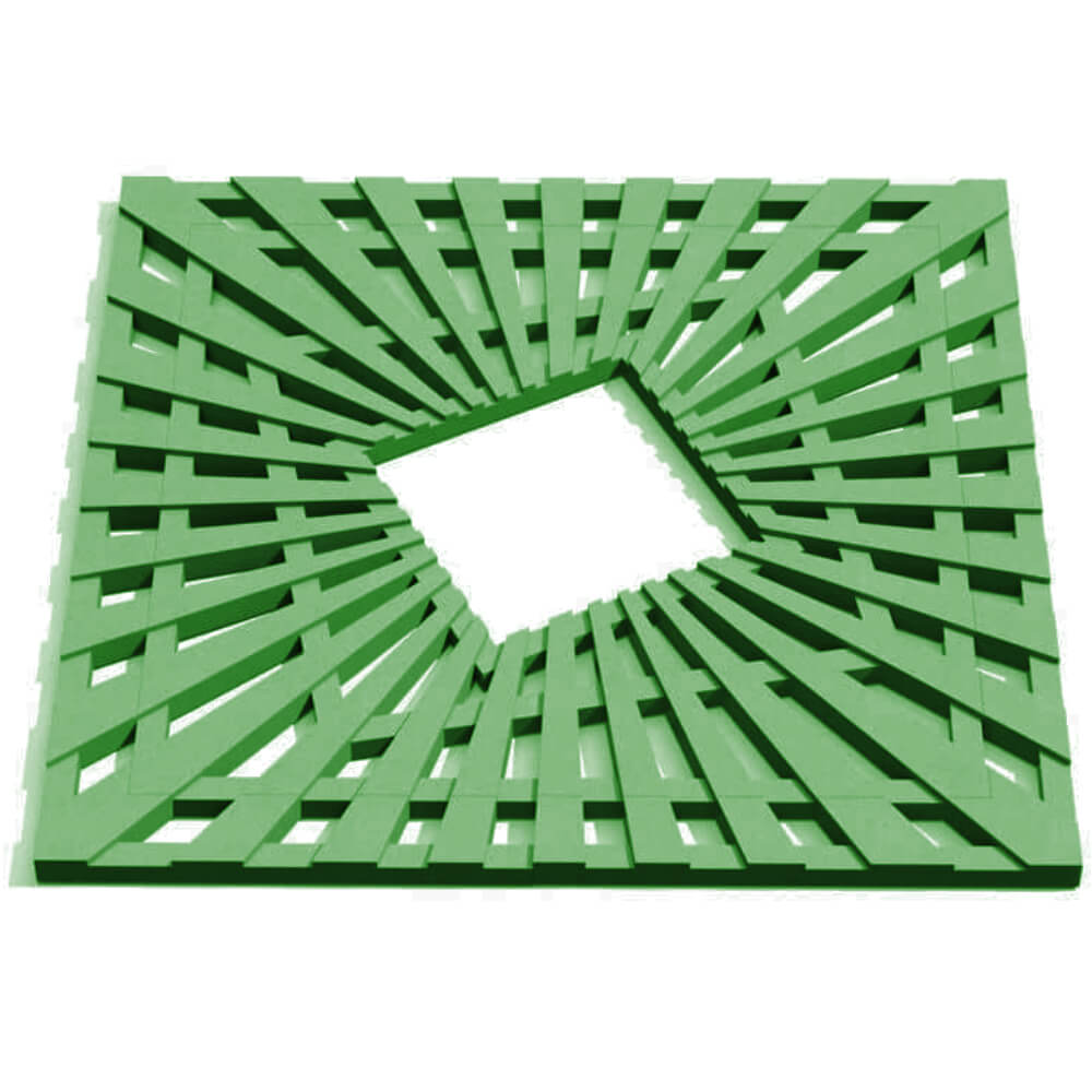 Приствольная решетка для дерева ZKING ATMOSPHERE 1.2х1.2м Зеленая Самара фото