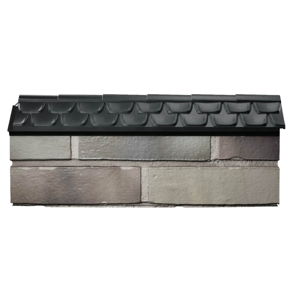 Парапет Zking Эльбрус Черный с посадкой на 0.5 кирпича (130мм) в Самаре фото